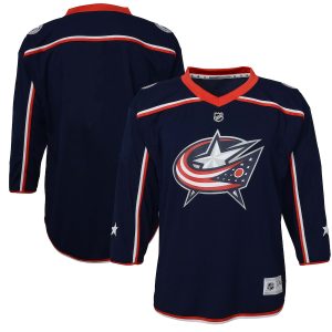 Youth Columbus Blue Jackets Navy Home Replica Jersey