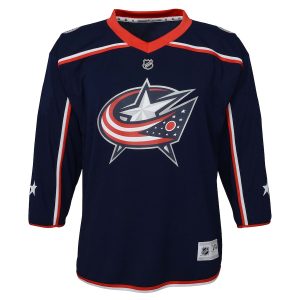 Youth Columbus Blue Jackets Navy Home Replica Jersey