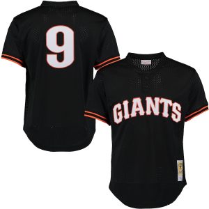 Men’s San Francisco Giants Matt Williams Mitchell & Ness Black Cooperstown Mesh Batting Practice Jersey