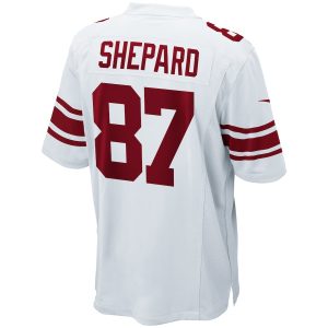 Men’s New York Giants Sterling Shepard Nike White Game Jersey