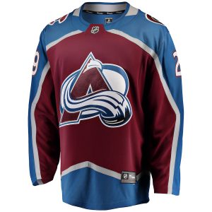 Men’s Colorado Avalanche Nathan MacKinnon Fanatics Branded Burgundy Breakaway Player Jersey