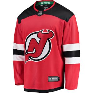 Men’s New Jersey Devils Fanatics Branded Red Breakaway Home Jersey