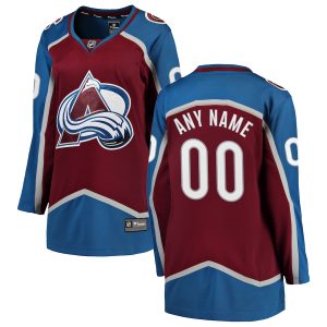 Women’s Colorado Avalanche Fanatics Branded Maroon Home Breakaway Custom Jersey