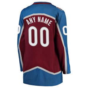 Women’s Colorado Avalanche Fanatics Branded Maroon Home Breakaway Custom Jersey