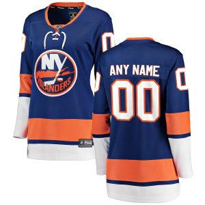 Women’s New York Islanders Fanatics Branded Blue Home Breakaway Custom Jersey