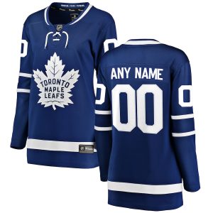 Women’s Toronto Maple Leafs Fanatics Branded Blue Home Breakaway Custom Jersey