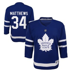 Preschool Toronto Maple Leafs Auston Matthews Royal Replica Player Jersey