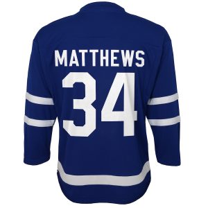 Preschool Toronto Maple Leafs Auston Matthews Royal Replica Player Jersey