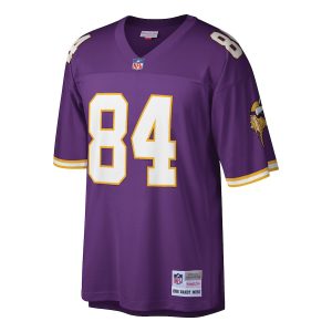 Men’s Minnesota Vikings Randy Moss Mitchell & Ness Purple Retired Player Legacy Replica Jersey