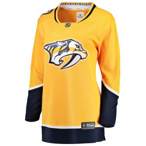 Women’s Nashville Predators Fanatics Branded Yellow Breakaway Home Jersey