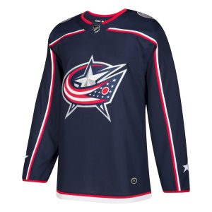 Men’s Columbus Blue Jackets adidas Navy Home Authentic Blank Jersey