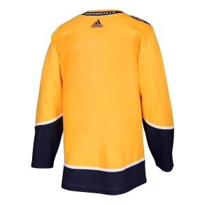 Men’s Nashville Predators adidas Gold Home Authentic Blank Jersey