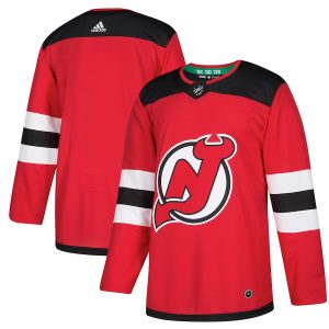 Men’s New Jersey Devils adidas Red Home Authentic Blank Jersey