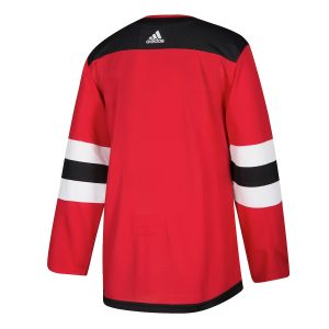 Men’s New Jersey Devils adidas Red Home Authentic Blank Jersey