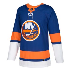 Men’s New York Islanders adidas Royal Home Authentic Blank Jersey