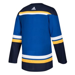 Men’s St. Louis Blues adidas Blue Home Authentic Blank Jersey