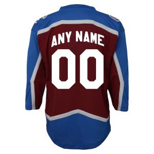 Preschool Colorado Avalanche Maroon Home Replica Custom Jersey