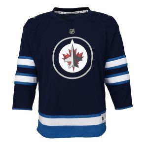 Toddler Winnipeg Jets Navy Home Replica Custom Jersey