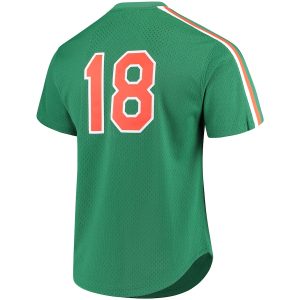 Men’s New York Mets Darryl Strawberry Mitchell & Ness Green Cooperstown Mesh Batting Practice Jersey