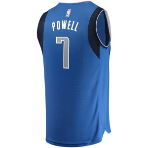 Men’s Dallas Mavericks Dwight Powell Fanatics Branded Blue Fast Break Replica Team Color Player Jersey – Icon Edition