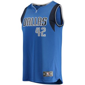 Men’s Dallas Mavericks Maxi Kleber Fanatics Branded Blue Fast Break Replica Team Color Player Jersey – Icon Edition