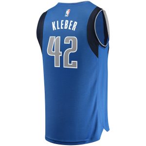 Men’s Dallas Mavericks Maxi Kleber Fanatics Branded Blue Fast Break Replica Team Color Player Jersey – Icon Edition