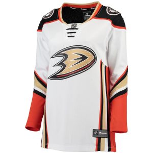 Women’s Anaheim Ducks Fanatics Branded White Away Breakaway Jersey