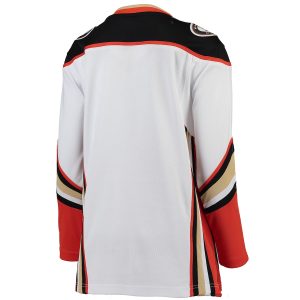 Women’s Anaheim Ducks Fanatics Branded White Away Breakaway Jersey