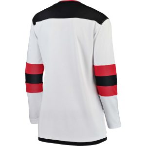 Women’s New Jersey Devils Fanatics Branded White Away Breakaway Jersey