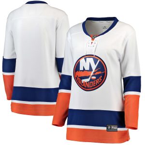 Women’s New York Islanders Fanatics Branded White Away Breakaway Jersey