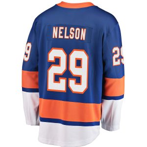 Men’s New York Islanders Brock Nelson Fanatics Branded Royal Breakaway Player Jersey