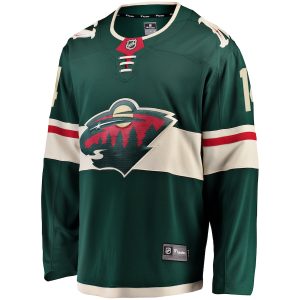 Men’s Minnesota Wild Joel Eriksson Ek Fanatics Branded Green Breakaway Jersey