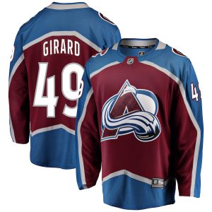 Men’s Colorado Avalanche Samuel Girard Fanatics Branded Burgundy Breakaway Player Jersey