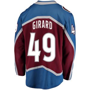 Men’s Colorado Avalanche Samuel Girard Fanatics Branded Burgundy Breakaway Player Jersey