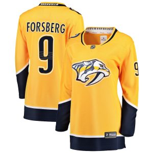 Women’s Nashville Predators Filip Forsberg Fanatics Branded Gold Breakaway Player Jersey