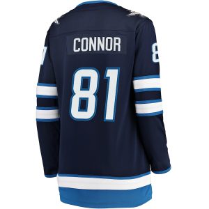 Women’s Winnipeg Jets Kyle Connor Fanatics Branded Navy Breakaway Jersey