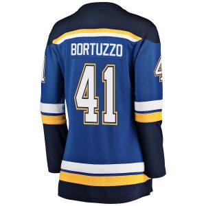 Women’s St. Louis Blues Robert Bortuzzo Fanatics Branded Blue Breakaway Player Jersey