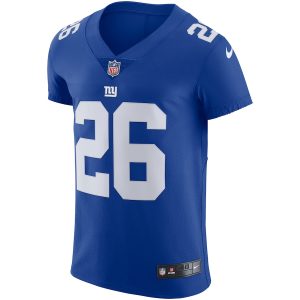 Men’s New York Giants Saquon Barkley Nike Royal Vapor Untouchable Elite Player Jersey