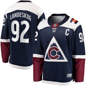 Men’s Colorado Avalanche Gabriel Landeskog Fanatics Branded Navy Premier Breakaway Player Jersey