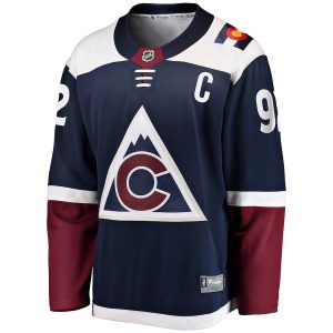 Men’s Colorado Avalanche Gabriel Landeskog Fanatics Branded Navy Premier Breakaway Player Jersey