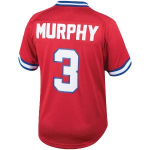 Men’s Atlanta Braves Dale Murphy Mitchell & Ness Red Cooperstown Collection Big & Tall Mesh Batting Practice Jersey