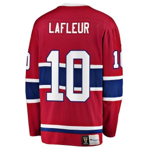 Men’s Montreal Canadiens Guy Lafleur Fanatics Branded Red Premier Breakaway Retired Player Jersey