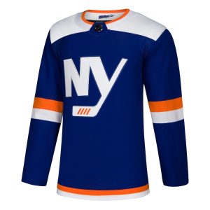 Men’s New York Islanders adidas Blue Alternate Authentic Blank Jersey