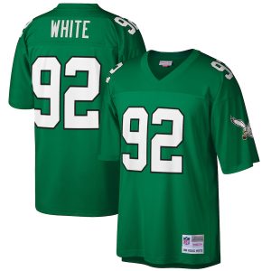 Men’s Philadelphia Eagles Reggie White Mitchell & Ness Kelly Green Big & Tall 1990 Retired Player Replica Jersey