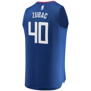 Men’s LA Clippers Ivica Zubac Fanatics Branded Royal Fast Break Replica Jersey – Icon Edition