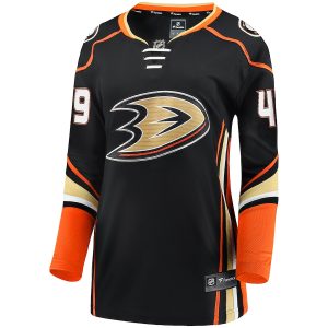 Women’s Anaheim Ducks Max Jones Fanatics Branded Black Home Breakaway Player Jersey