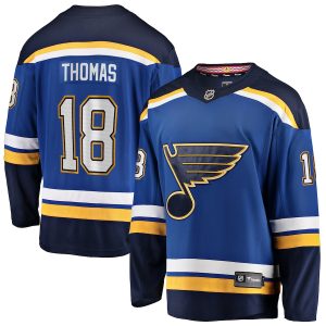 Men’s St. Louis Blues Robert Thomas Fanatics Branded Blue Home Breakaway Player Jersey