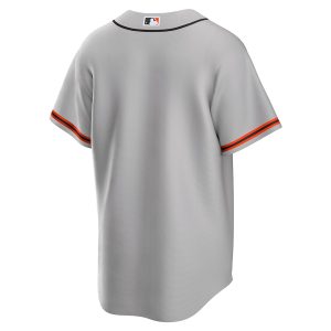 Men’s San Francisco Giants Nike Gray Road Replica Team Jersey