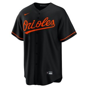 Men’s Baltimore Orioles Nike Black Alternate Replica Team Jersey