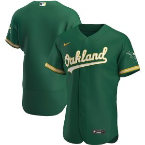 Men’s Oakland Athletics Nike Kelly Green Authentic Team Jersey